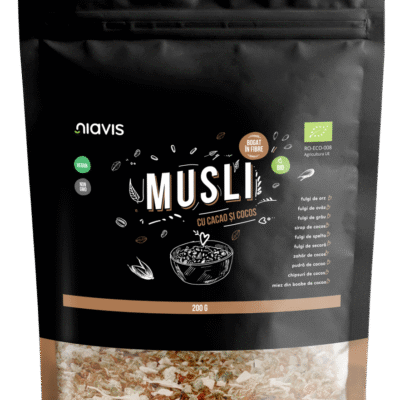 Musli cu Cacao și Cocos Ecologic/BIO, 200g, Niavis