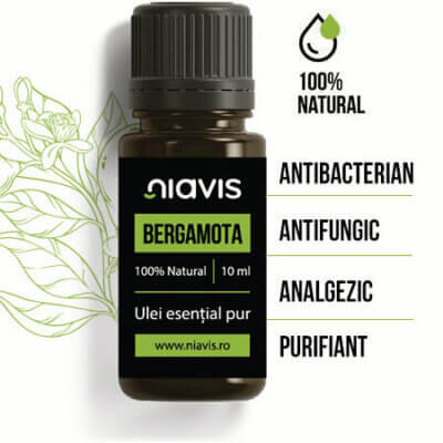 Ulei esențial de Bergamotă, 10ml, Niavis