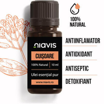 Ulei esențial de Cuișoare, 10ml, Niavis