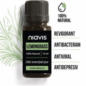Ulei esențial de Lemongrass, 10ml, Niavis