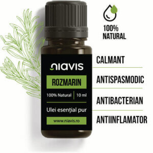 Ulei esențial de Rozmarin, 10ml, Niavis