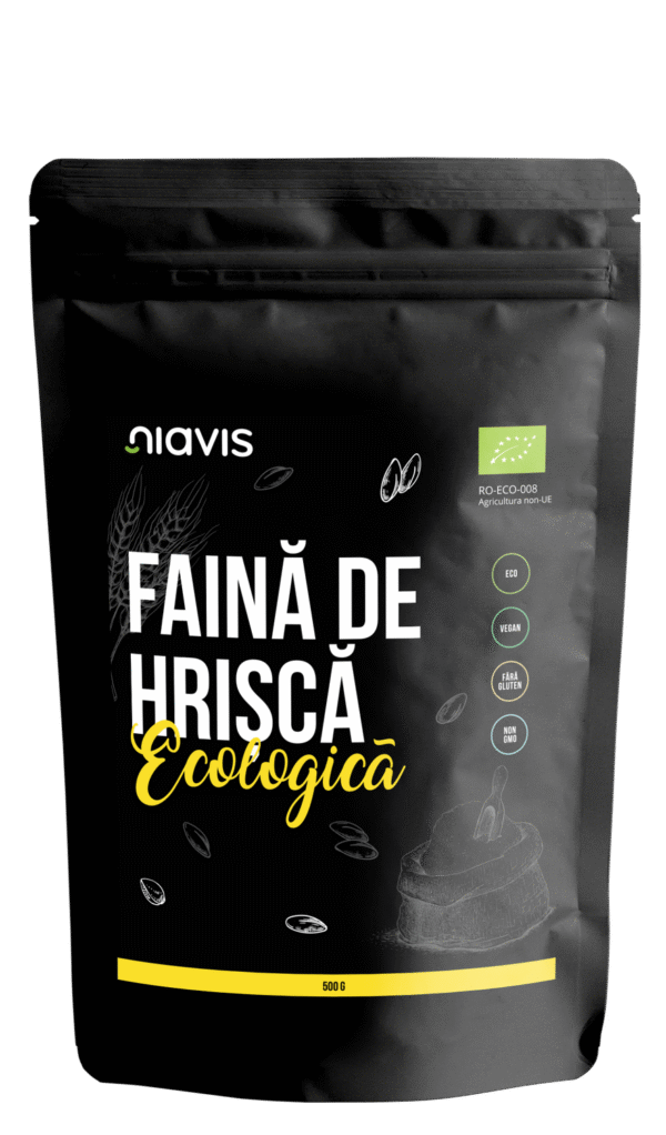 Făină de hrișcă ecologică/BIO, 500g, Niavis