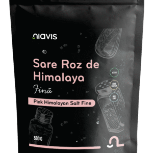 Sare Roz de Himalaya Fină, 500g, Niavis