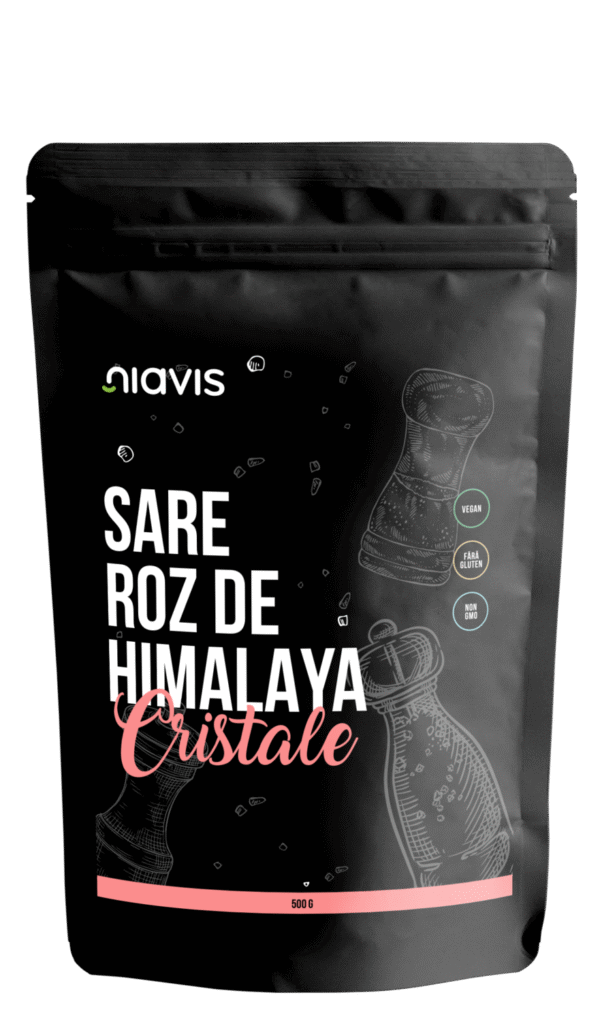 Sare Roz de Himalaya Cristale, 500g, Niavis