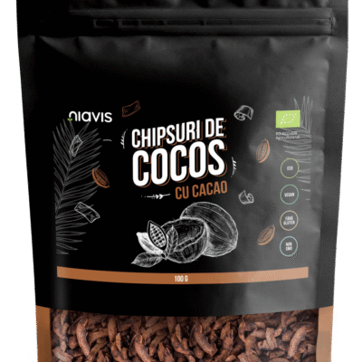 Chipsuri de Cocos cu Cacao Ecologice/Bio, 100g, Niavis