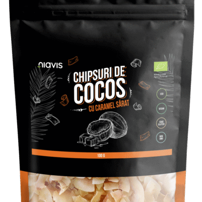 Chipsuri de Cocos cu Caramel Sarat Ecologice/BIO 100g