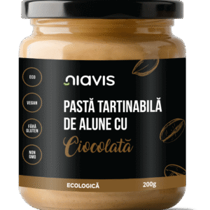 Pastă tartinabilă de alune cu ciocolată ecologică/BIO, 200g, Niavis