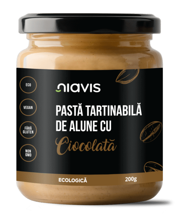 Pastă tartinabilă de alune cu ciocolată ecologică/BIO, 200g, Niavis