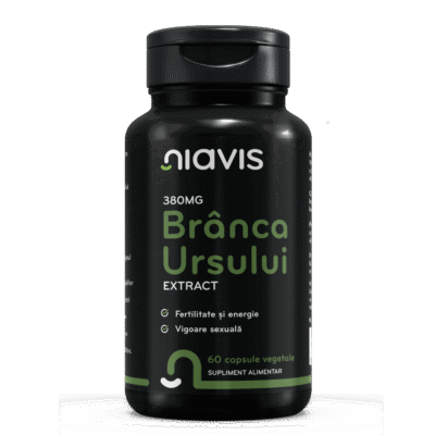 Brânca Ursului Extract 380mg, 60cps, Niavis