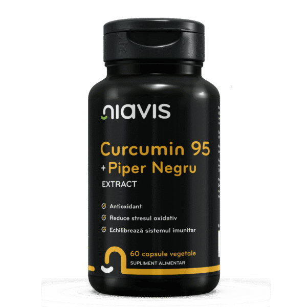 Curcumin 95 + Piper Negru Extract, 60cps, Niavis