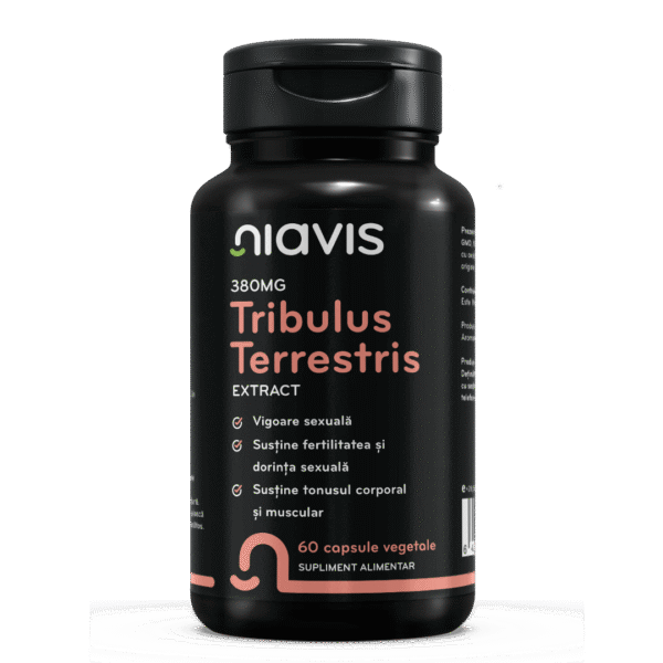 Tribulus Terrestris Extract 380mg, 60cps, Niavis