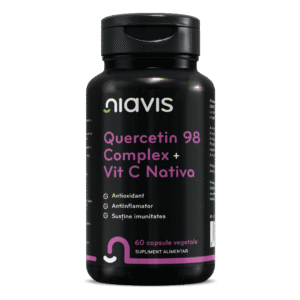 Quercetin 98 Complex + Vit C Nativă, 60 cps, Niavis