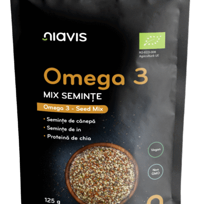 Omega 3, Mix Semințe Ecologice/BIO, 125g, Niavis