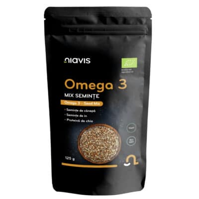 Omega 3, Mix Semințe Ecologice/BIO, 125g – Niavis