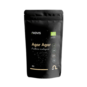 Agar-Agar Pulbere ecologică/BIO, 20g, Niavis