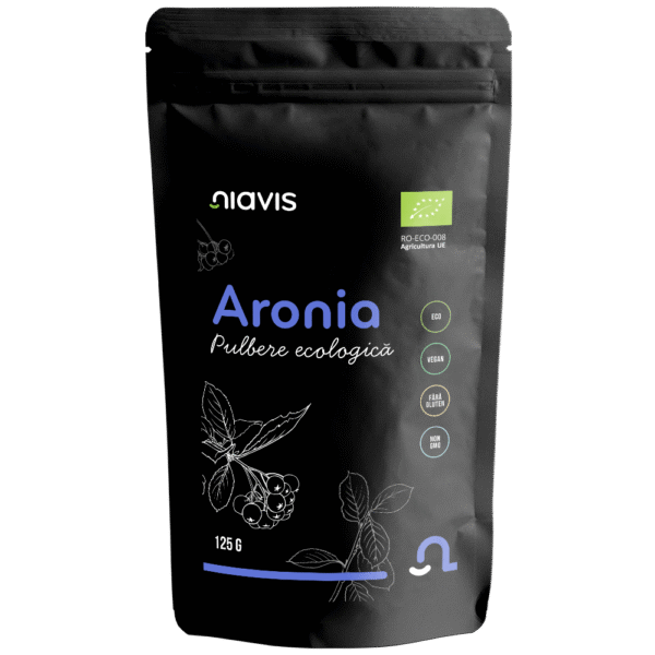 Aronia Pulbere ecologică/BIO, 125g, Niavis