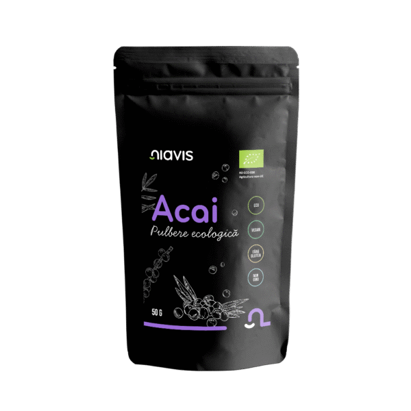 Acai Pulbere Ecologică/BIO, 50g, Niavis