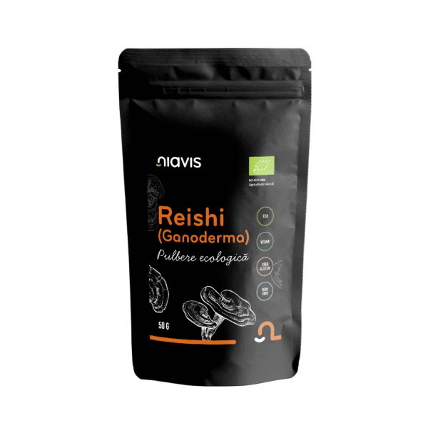 Reishi Pulbere Ecologică/BIO, 50g, Niavis