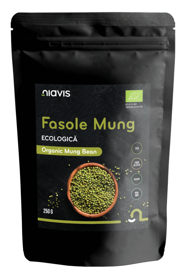 Fasole Mung Ecologică/BIO, 250g, Niavis