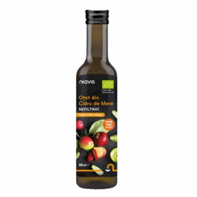 6426284003096 Oțet din Cidru de Mere Nefiltrat Ecologic/BIO, 500ml – Niavis