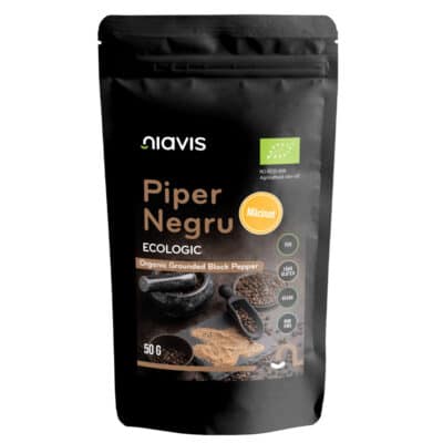 Piper Negru măcinat Ecologic/BIO, 50g – Niavis