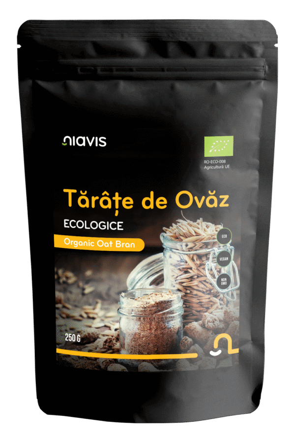 Tărâțe de Ovăz Ecologice/BIO, 250g, Niavis