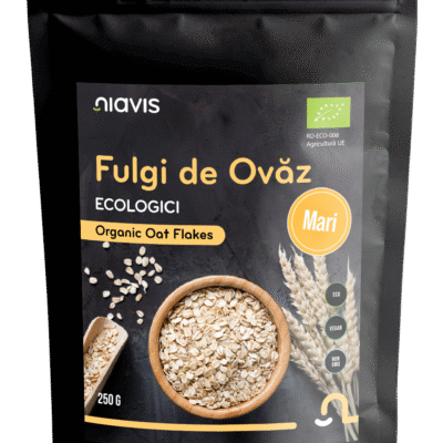 Fulgi de Ovăz mari ecologici/BIO, 250g, Niavis