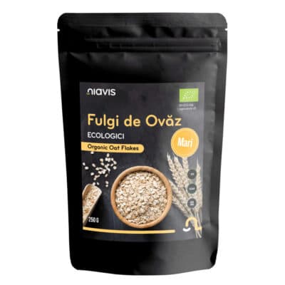 Fulgi de Ovăz mari ecologici/BIO, 250g – Niavis