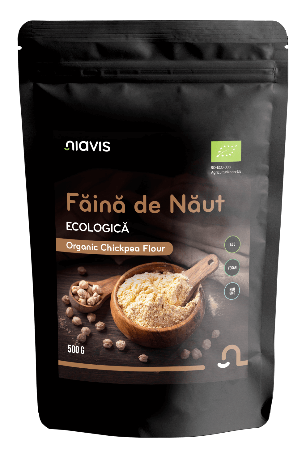 Făină de năut ecologică/BIO, 500g, Niavis