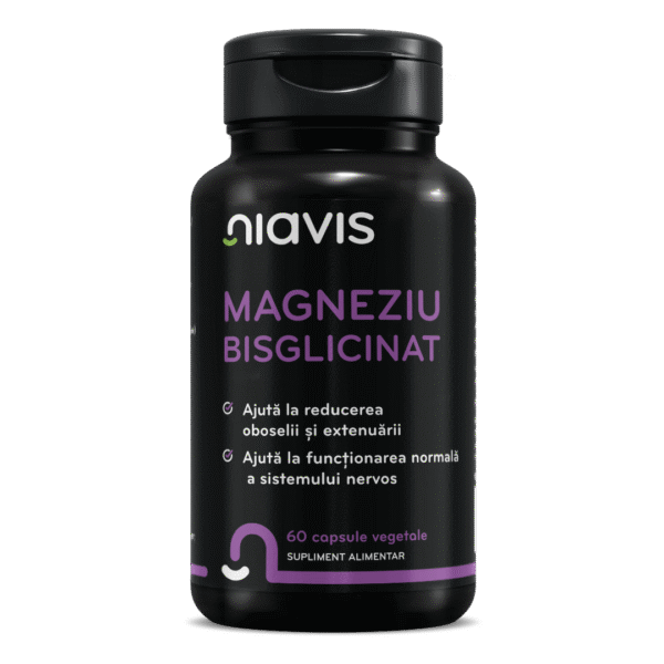 Magneziu Bisglicinat, 60cps, Niavis