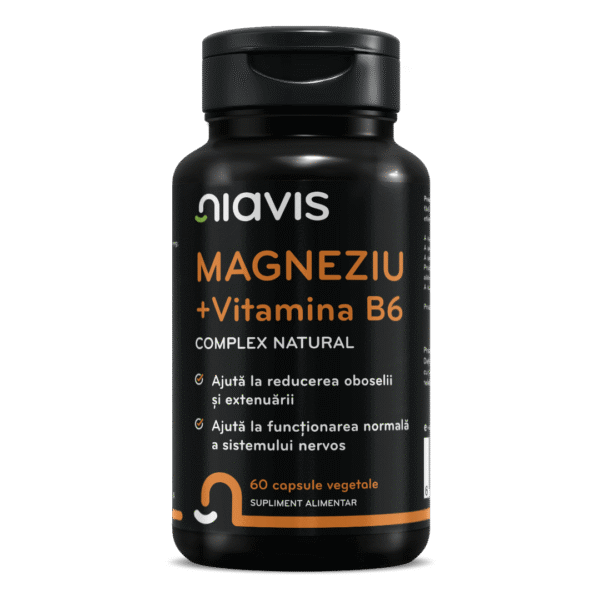 Magneziu + Vitamina B6, 60cps, Niavis