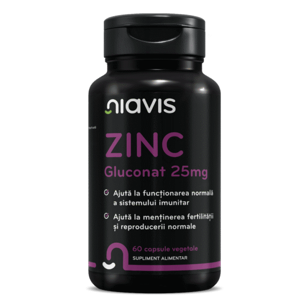 Zinc Gluconat 25mg, 60cps, Niavis