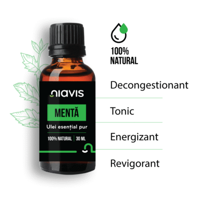 Ulei esențial de mentă, 30ml, Niavis