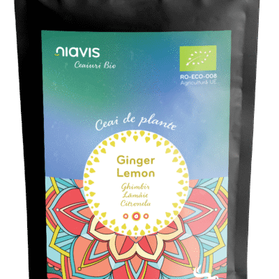 Ceai Ecologic/BIO "Ginger Lemon", 50g, Niavis