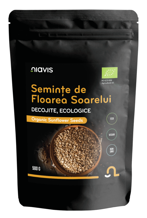 Semințe de floarea‑soarelui Ecologice, 500g, Niavis