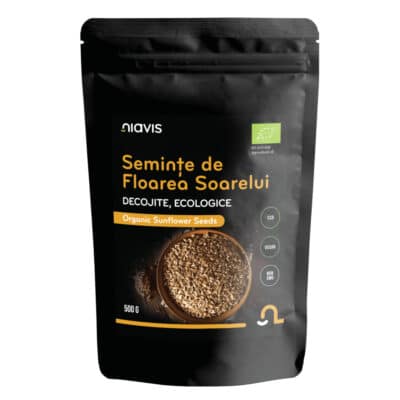 Semințe de floarea‑soarelui Ecologice, 500g – Niavis