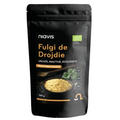 Fulgi Ecologici de Drojdie uscată inactivă, 100g – Niavis