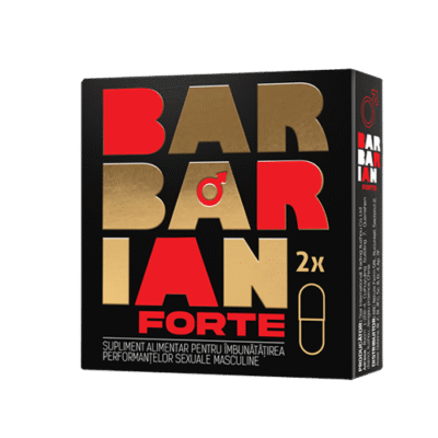 Supliment pentru potență Barbarian Forte, 2 capsule, Adya Green Pharma