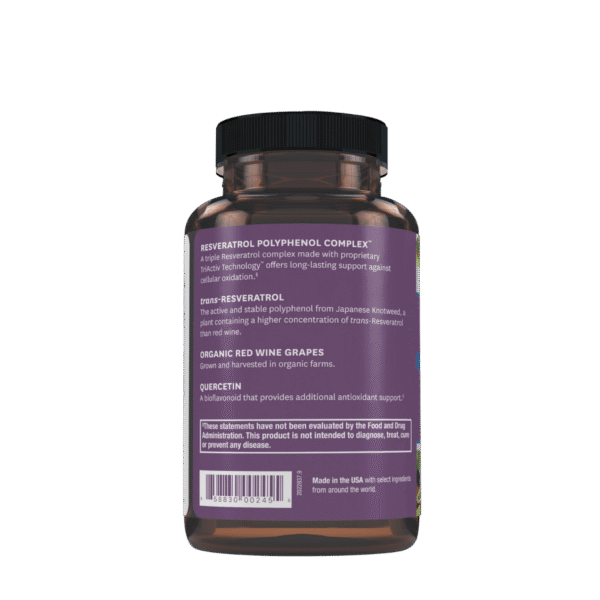 Formula Avansata Triactiv Pentru Activarea Genei Longevitatii Cu Trans-resveratrol