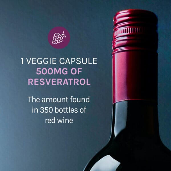 Resveratrol 500 Mg Cu Quercetina, 30 Cps, Resvitale