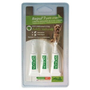 Pipetă antiparazitară PILOU câini Talie Mica, 3x1.5ml