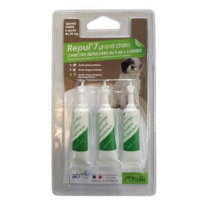 Pipetă antiparazitară PILOU câini Talie Mare, 3x5ml