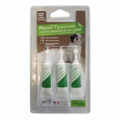 Pipetă antiparazitară PILOU câini Talie Mare, 3x5ml