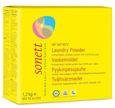 Detergent praf pentru rufe ecologic 1.2kg Sonett