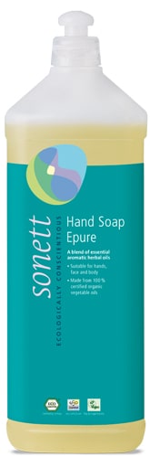 Sapun lichid pentru maini epure ecologic 1l Sonett