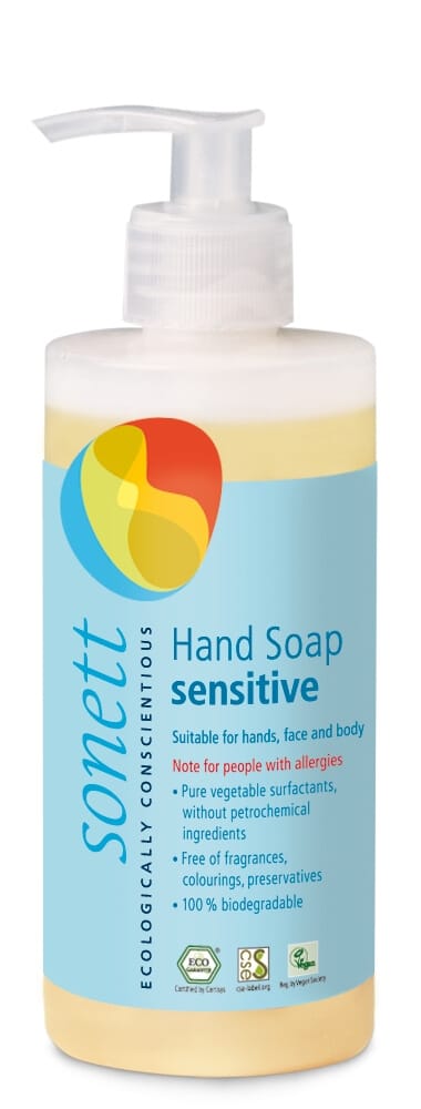 Sapun lichid pentru maini sensitive ecologic 300ml Sonett