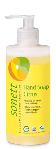 Sapun lichid pentru maini cu citrice ecologic 300ml Sonett