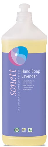 Sapun lichid pentru maini cu lavanda ecologic 1l Sonett
