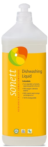 Detergent lichid pentru vase cu galbenele ecologic 1l Sonett