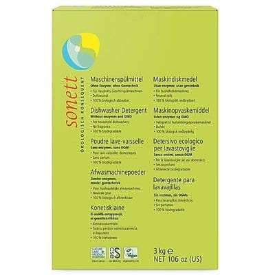 Detergent praf pentru masina de spalat vase ecologic 3kg Sonett